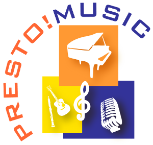 Presto! Music Studio Logo